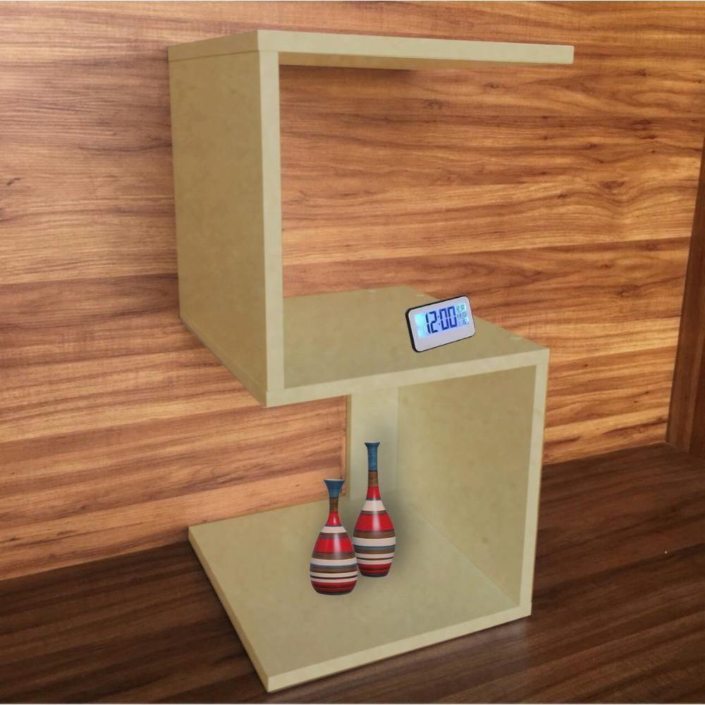Mesa De Cabeceira Em S Em Mdf Natural [f031] - 2