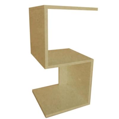 Mesa De Cabeceira Em S Em Mdf Natural [f031]