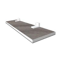 Prateleira Linha Furta-cor Em Mdf Com Borda De Pvc Branco 30x20 Cm - 1