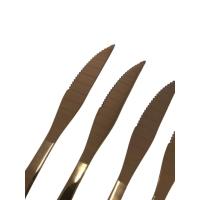 Conjunto Com 06 Facas Para Mesa Rose Gold - 2