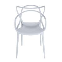 Conjunto Mesa De Jantar Retangular Eiffel Preta 120x80cm Com 4 Cadeiras Allegra - Cinza - 6