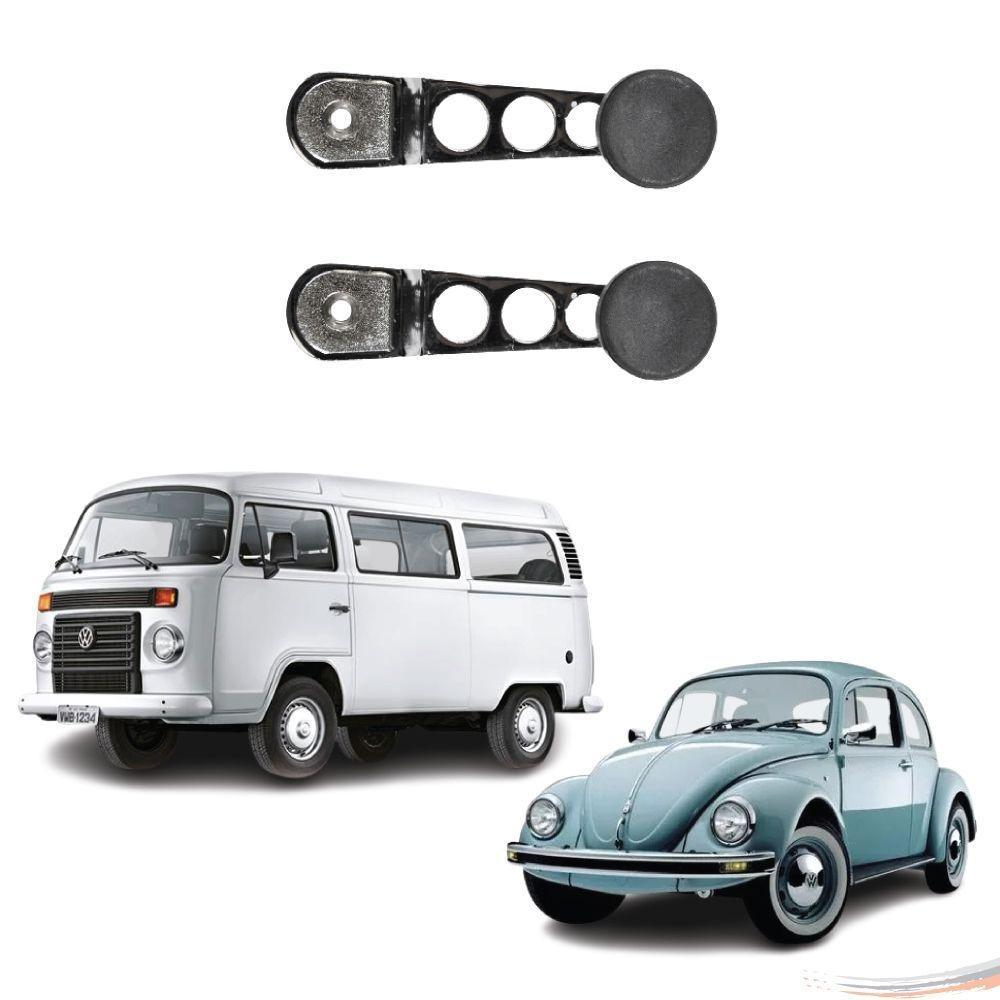 Par Manivela Eleva Vidro Cromada Fusca 70 A 96 Kombi 75 A 13 - 1
