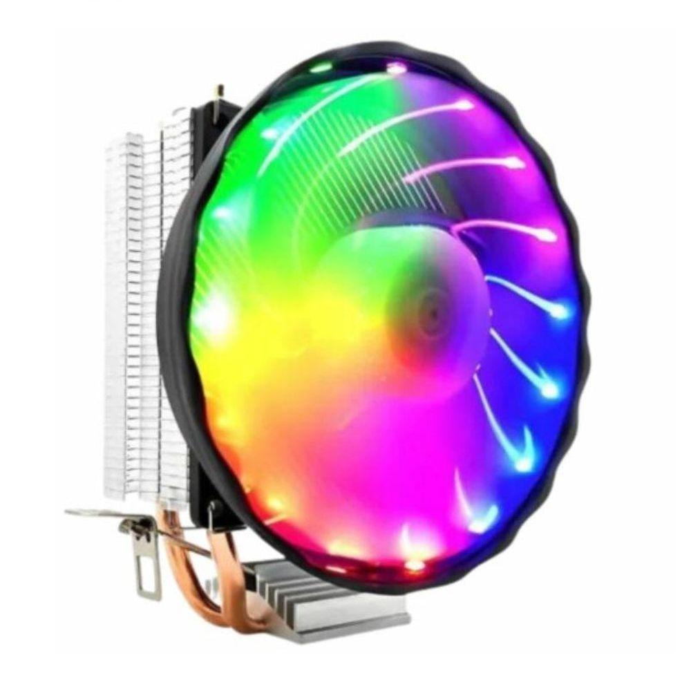 Cooler Para Processador Intel E Amd Rgb Gamer Kp-vr330 Knup - 1