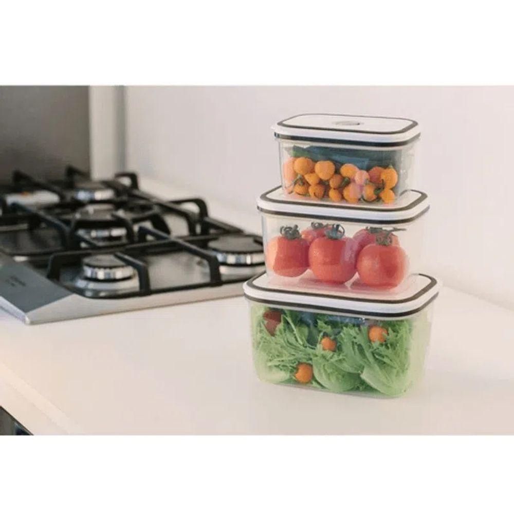 Conjunto De 10 Potes Herméticos De Plástico Electrolux - 2