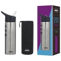 Garrafa Squeeze Academia Aço Inox Capa Neoprene To Go Mor - 3