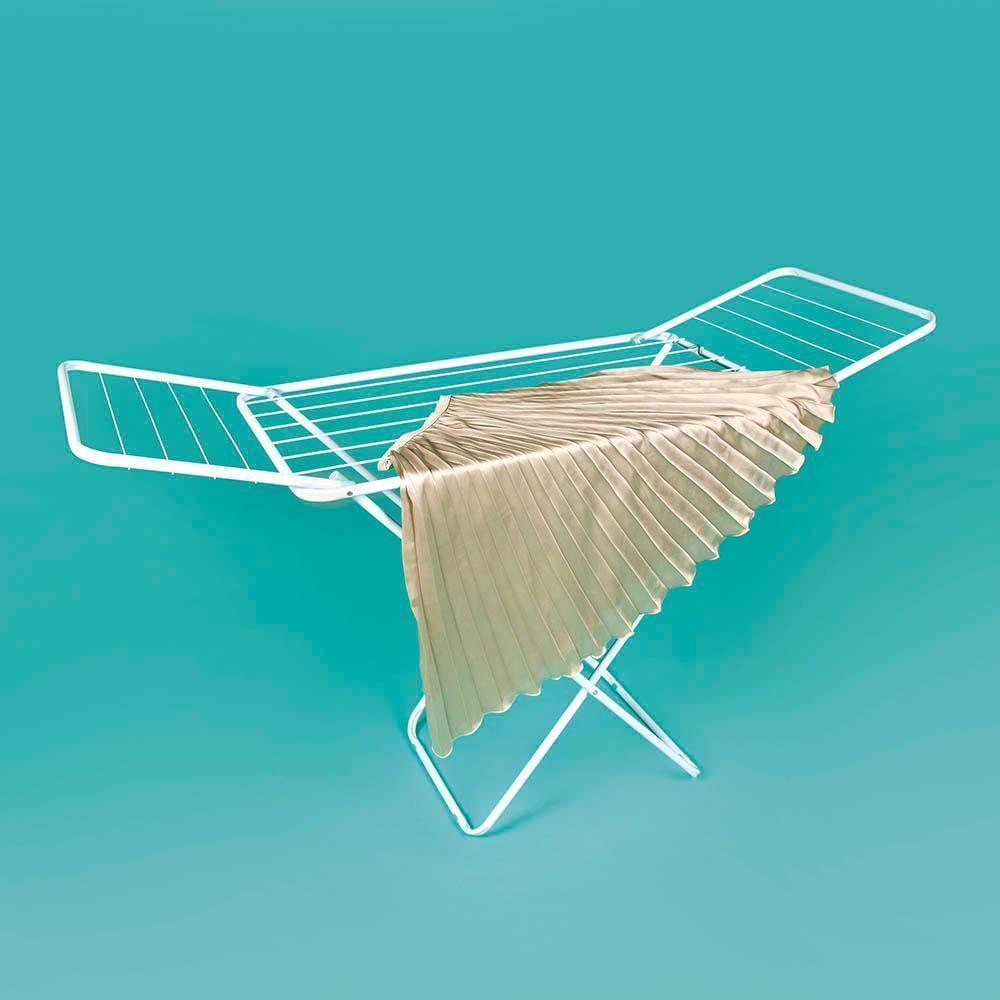 Kit 2 Varal De Chão Com Abas Retrátil Slim Mor - 2