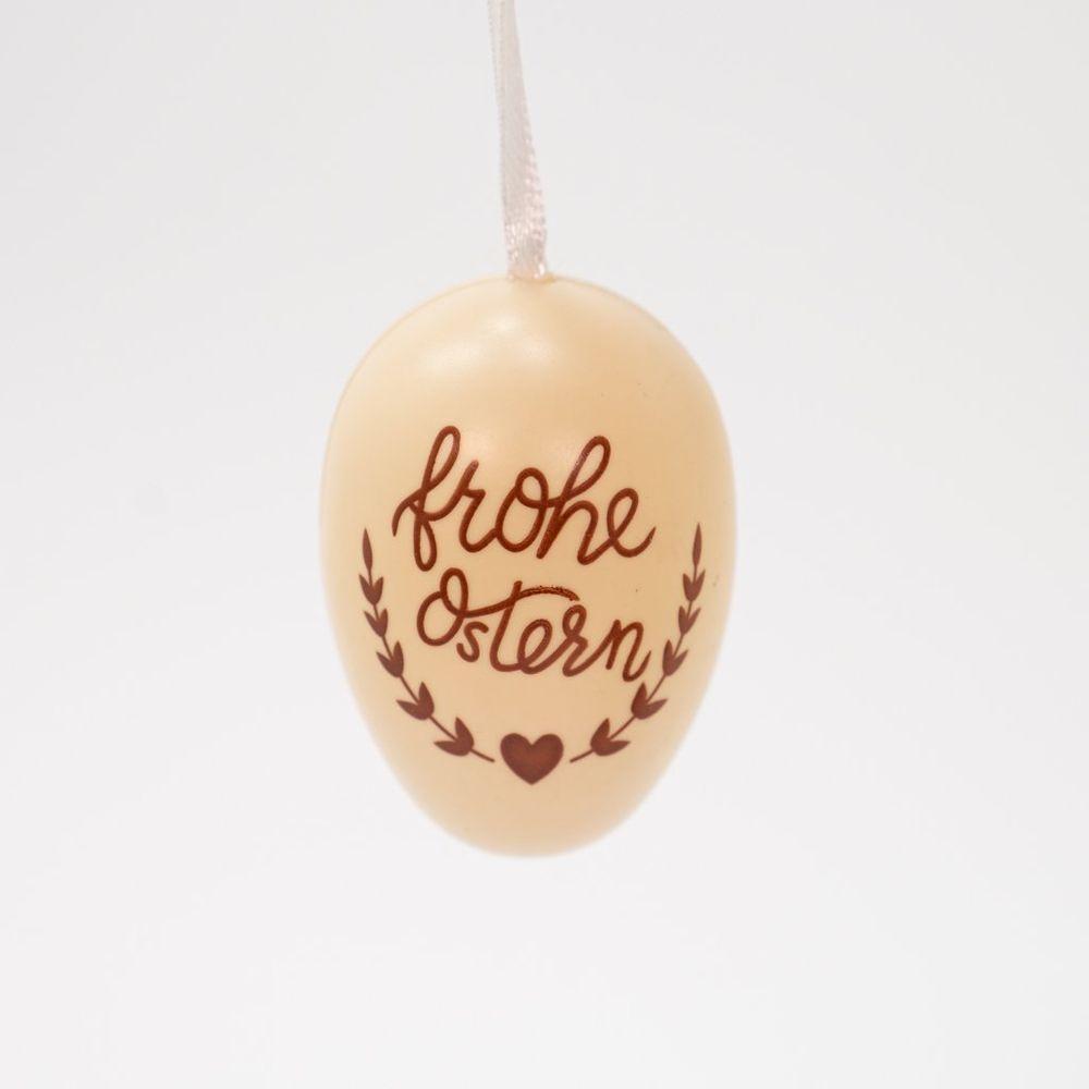 Kit 36 Ovos De Páscoa Pendente Marrom Enfeitado Decoração - 2