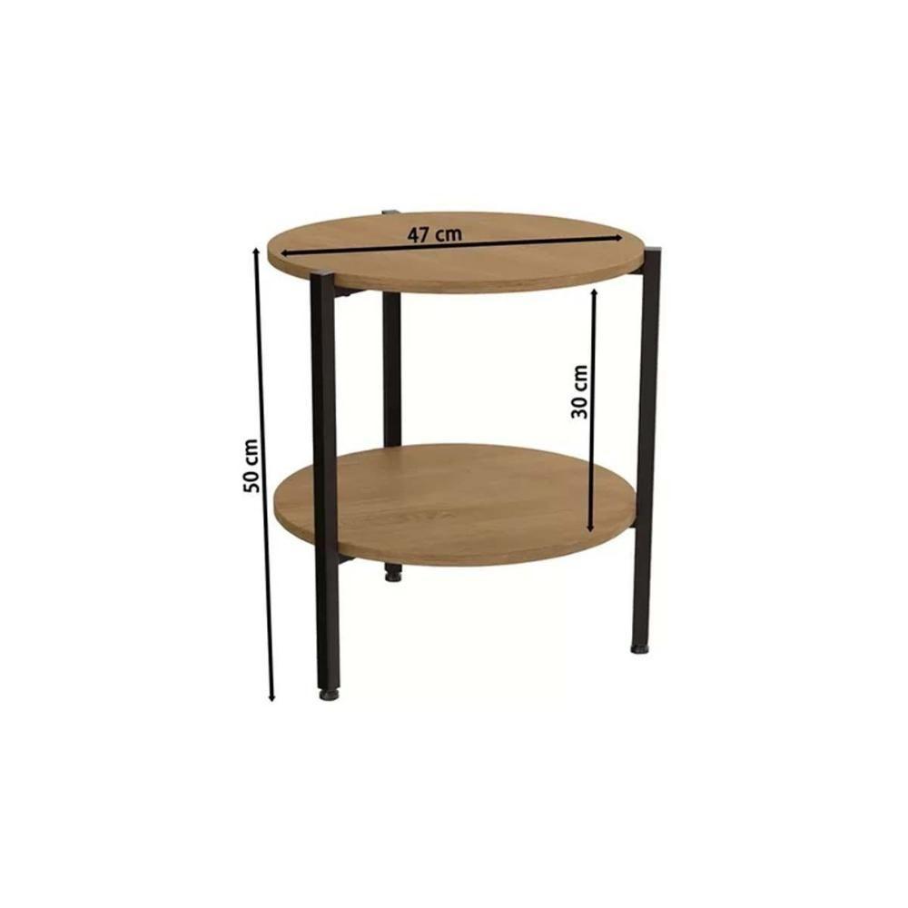 Escritório Completo Industrial (1 Escrivaninha, 1 Mesa Lateral) 2 Peças Freijó - Kappesberg - 4