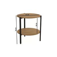 Escritório Completo Industrial (1 Escrivaninha, 1 Mesa Lateral) 2 Peças Freijó - Kappesberg