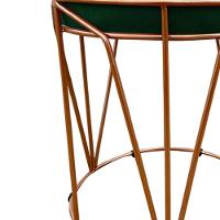 Puff Babu Suede Base Cobre D´rossi Verde - 5