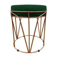 Puff Babu Suede Base Cobre D´rossi Verde - 6