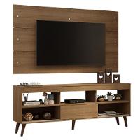 Rack Com Painel Para Tv Até 65 Polegadas Com Pés Rustic Detroit Madesa Rustic - 3
