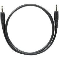 Cabo P2 Estereo + P2 Estereo Dourado 1.5m - 1