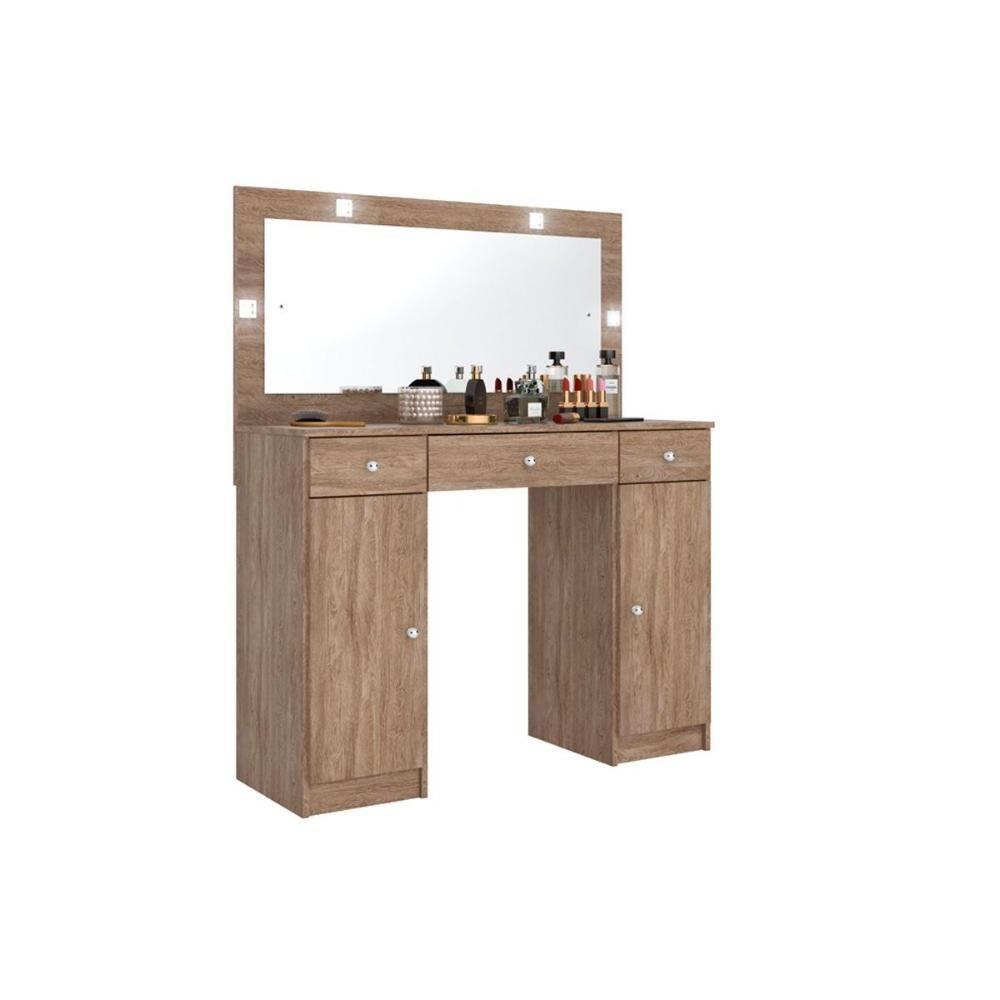 Penteadeira Carisma 2 Portas e 3 Gavetas c/ Espelho Branco - Demóbile - 8