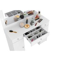 Penteadeira Carisma 2 Portas e 3 Gavetas c/ Espelho Branco - Demóbile