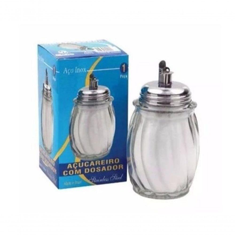 Acucareiro C- Dosador Inox-vidro Globo 1801 - 3