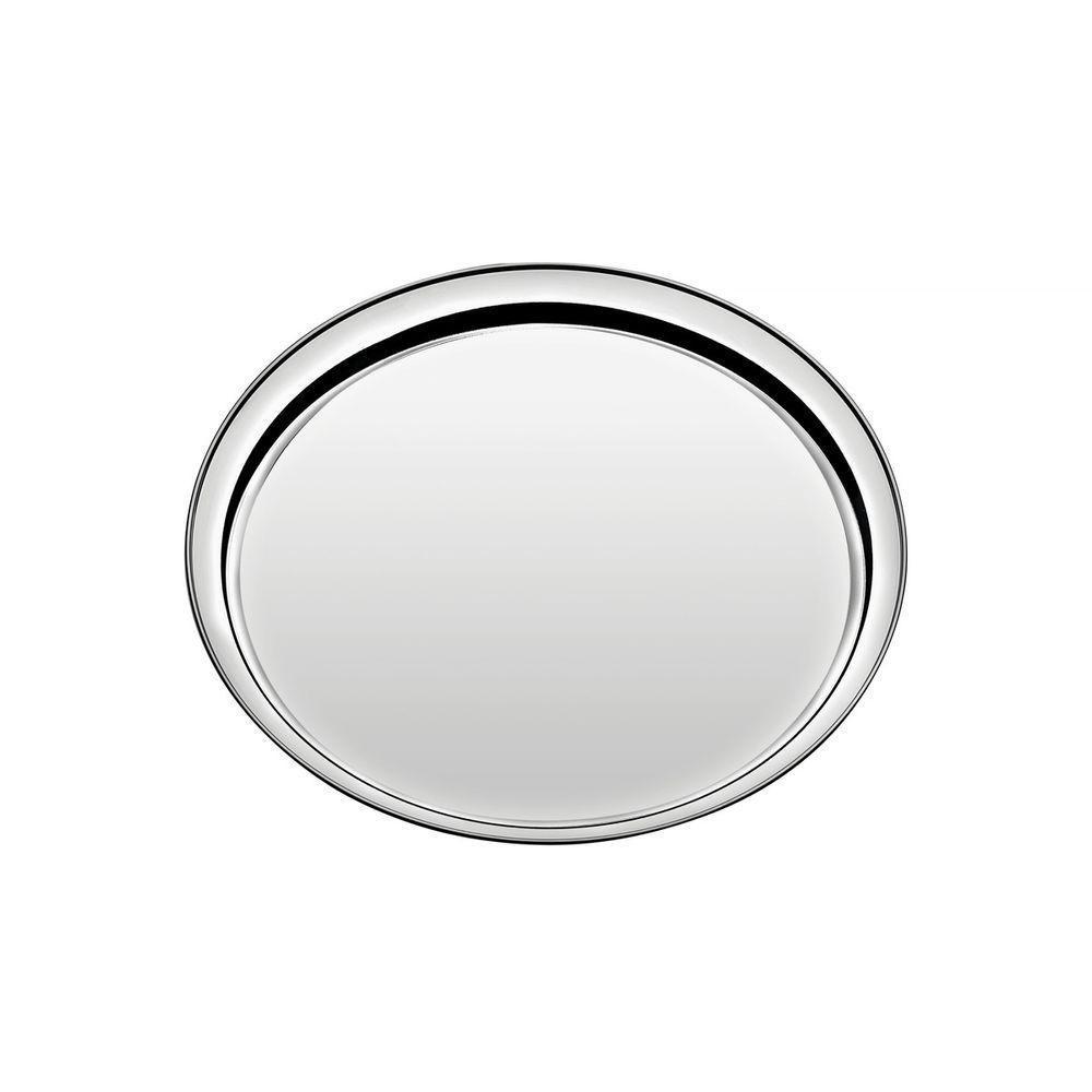 Bandeja Tramontina Service Em Aço Inox Redonda 45 Cm - 2