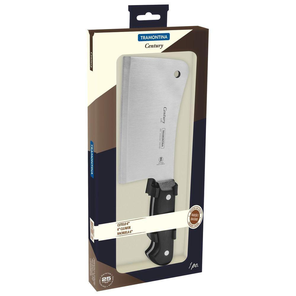 Cutelo Tramontina Century Com Lâmina Em Aço Inox E Cabo De Policarbonato Com Fibra De Vidro 6" - 4