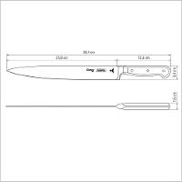 Faca Para Carne Tramontina Century Lâmina Em Aço Inox E Cabo De Policarbonato E Fibra De Vidro 10" Tramontina - 2