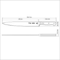Faca Para Carne Tramontina Century Lâmina Em Aço Inox E Cabo De Policarbonato E Fibra De Vidro 10" Tramontina - 9