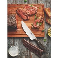 Faca Tramontina Para Carne 8" Em Aço Inox E Cabo Castanho Polywood - 5