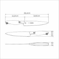 Faca Utility Tramontina Sublime Em Aço Inox 6" Tramontina - 5