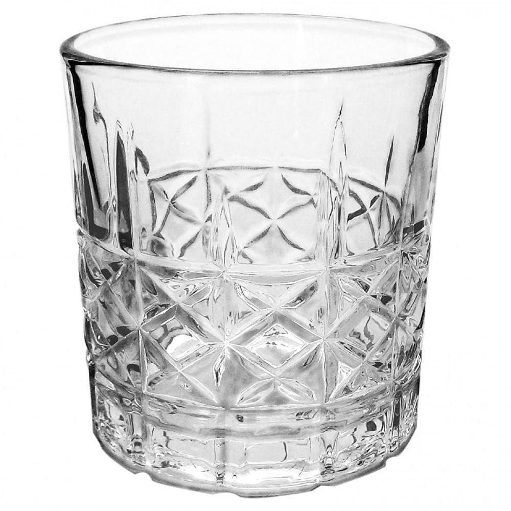 Jogo De 6 Copos Baixos Para Whisky Vidro 340 Ml Bread - Mimo - 1