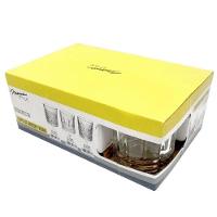 Jogo De 6 Copos Baixos Para Whisky Vidro 340 Ml Bread - Mimo - 3