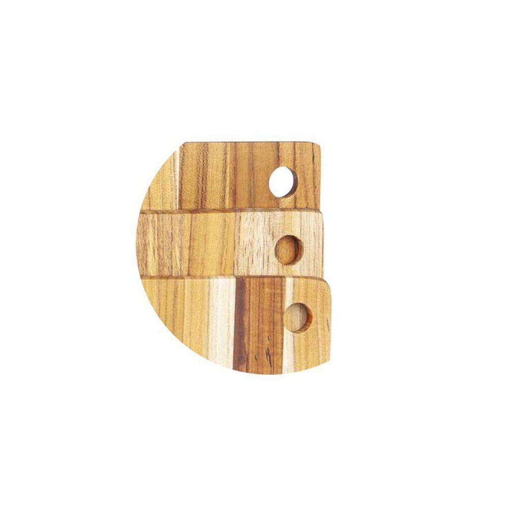 Kit 3 Tábuas De Madeira Com Suporte Em Aço - Stolf - 2