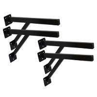 Kit 4 Suportes Parafusar Bancada Pia Pedra Mármore 40X20Cm - 1