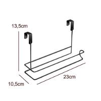 Porta Papel Toalha Com Encaixe Em Aço - Stolf Preto - 2