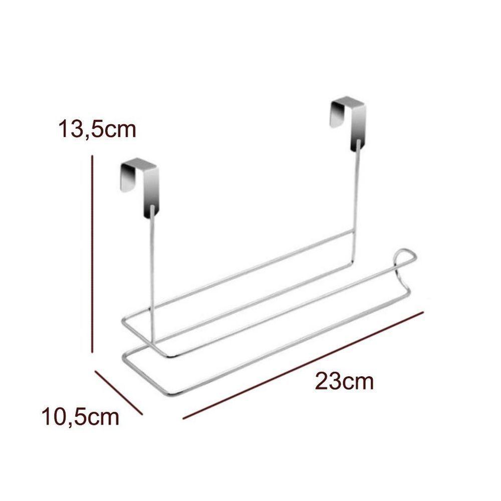 Porta Papel Toalha Com Encaixe Em Aço - Stolf Cromado - 2