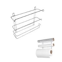 Porta Papel De Parede Triplo Para Rolos - Stolf Cromado - 1