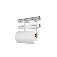 Porta Papel De Parede Triplo Para Rolos - Stolf Cromado - 3