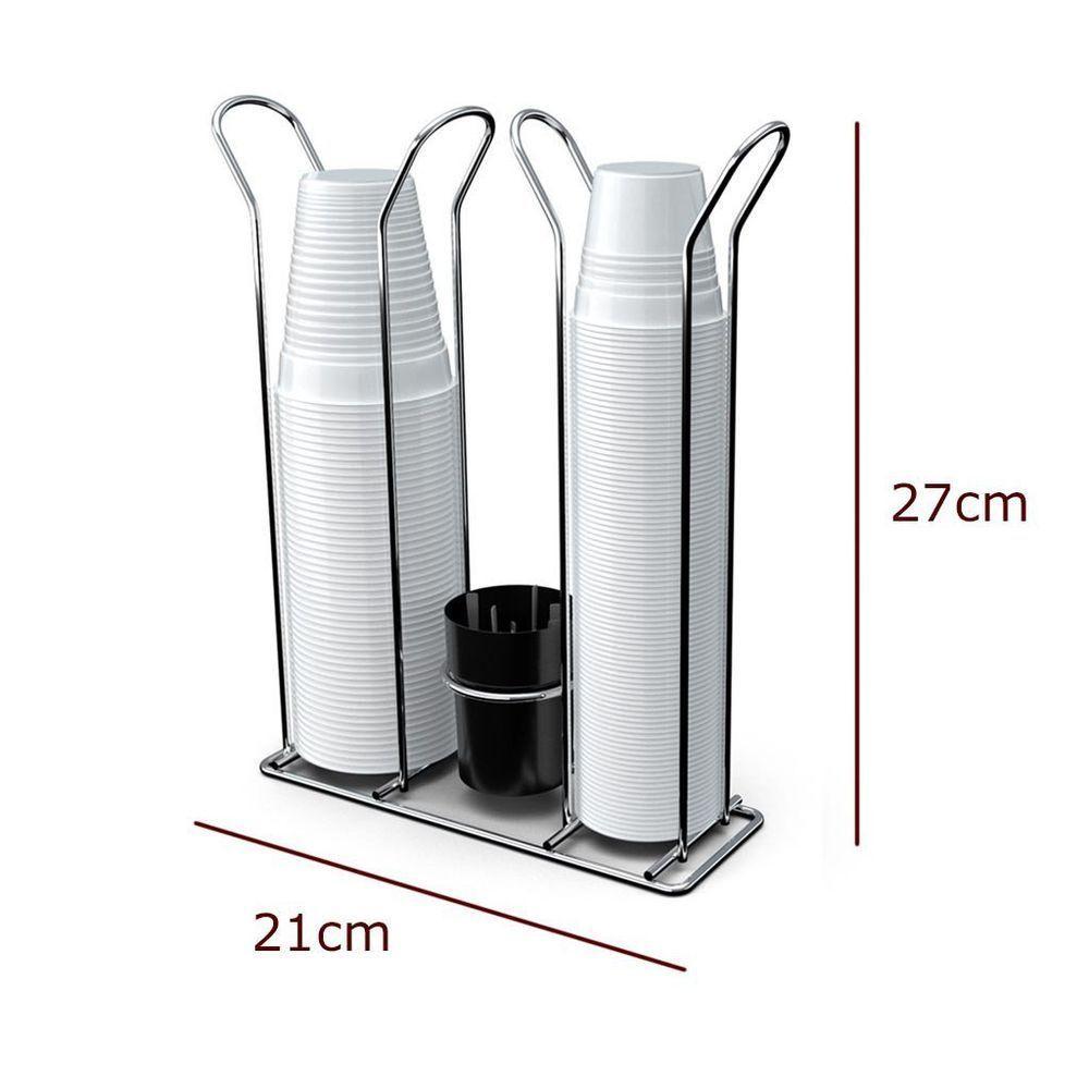 Suporte De Mesa Para Copos - Stolf Preto - 2