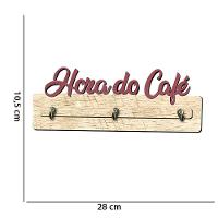 Porta Xicara de Café de Parede Hora Do Café - 2