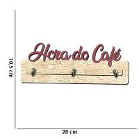 Porta Xicara de Café de Parede Hora Do Café - 6