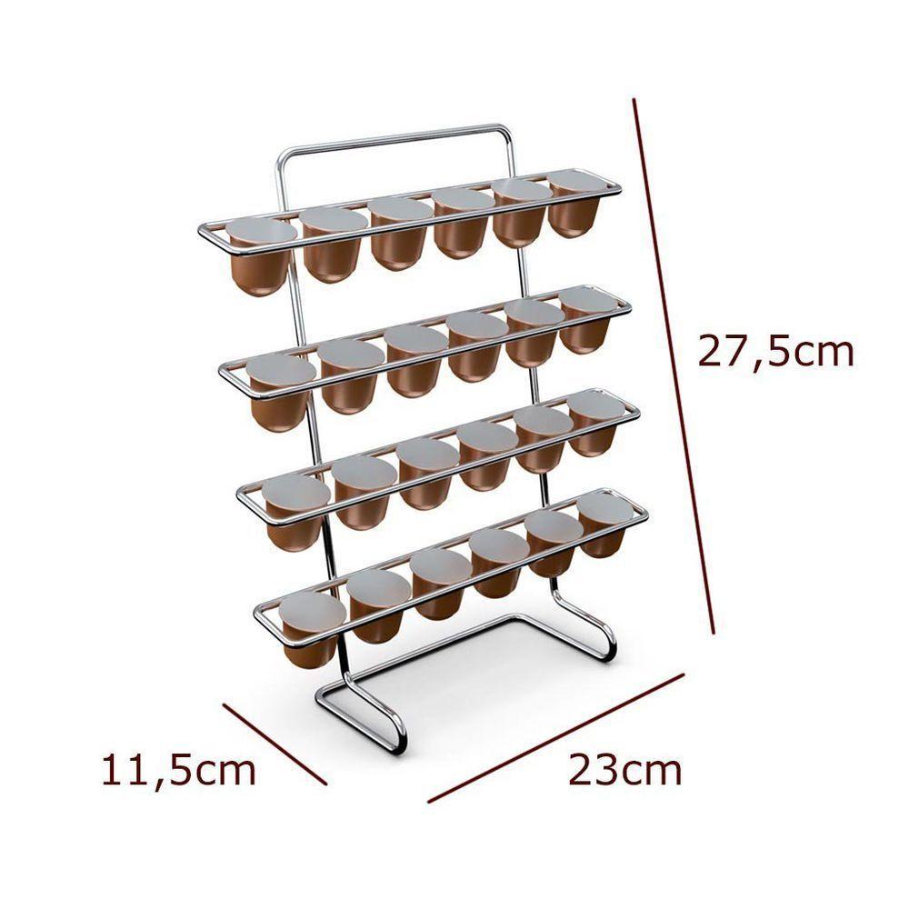Suporte Para Capsulas Nespresso - Stolf Cromado - 2