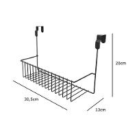 Suporte Multiúso Com Encaixe Para Porta De Armário - Stolf Preto - 2