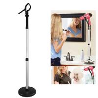 Suporte Secador Cabelo Giratorio Salao Chao Regulavel Cabele - 1