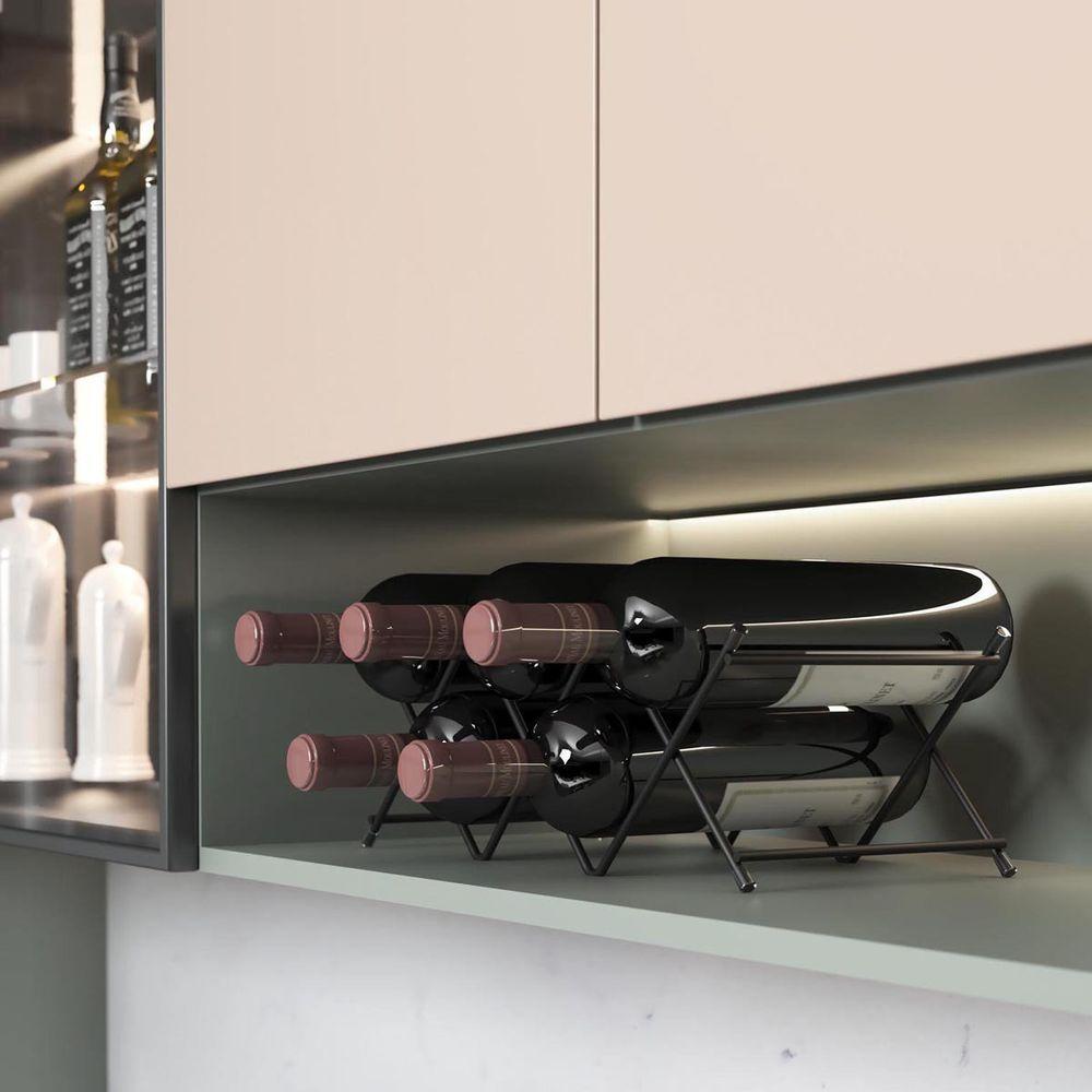 Suporte Para Vinhos 3 Garrafas Ou 5 Garrafas - Stolf - 2