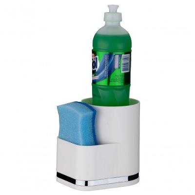 Suporte Pia Detergente Bucha Esponja Branco Future 1253bc
