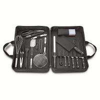 Kit Para Chefs Century Com Lâminas Em Aço Inox E Cabos De Policarbonato E Fibra De Vidro