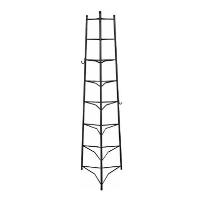 Tripé Porta Panelas Estrela Preto 8 Compartimentos 150Cm