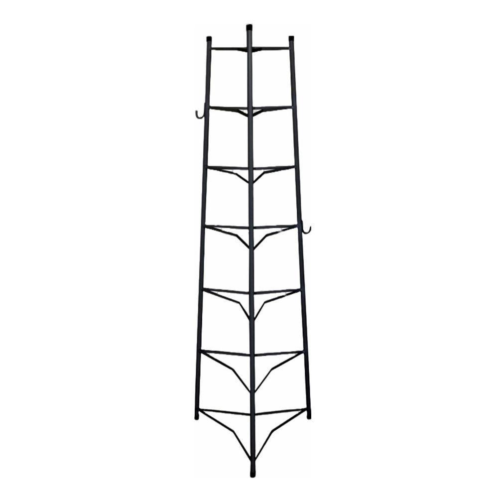 Tripé Porta Panelas Estrela Preto 7 Compartimentos 126Cm - 1