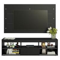 Rack Com Painel Para Tv Até 65 Polegadas Preto Madesa Preto - 5