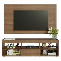 Rack Com Painel Para Tv Até 65 Polegadas Rustic Orlando Madesa Rustic - 6