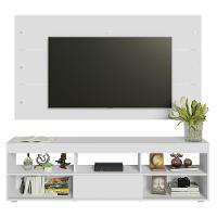 Rack Com Painel Para Tv Até 65 Polegadas Branco Orlando Madesa Branco