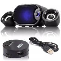 Caixa De Som Subwoofer 2.1 Bluetooth Usb Para Pc Notebook Home Theater Celular Kp-6018h - 1