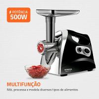 Moedor De Carne Elétrico Mondial Premium Mc-03 Preto/Inox 127V - 2